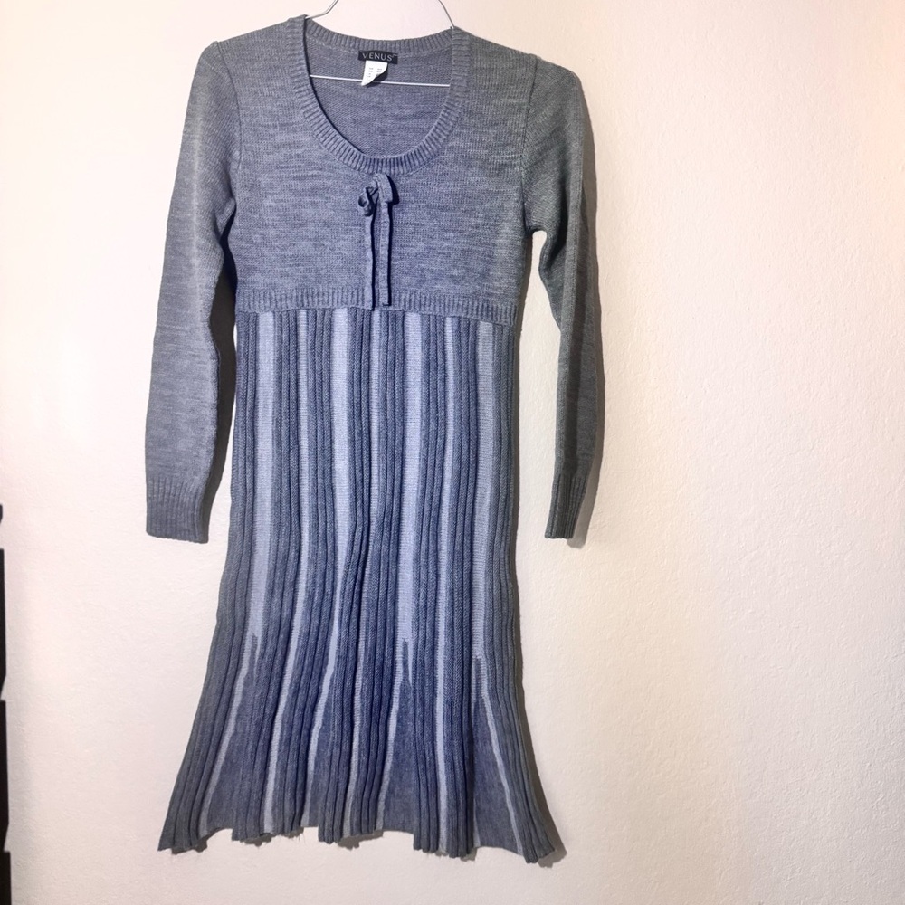 Baby doll Venus Gray Women's Sweater dress